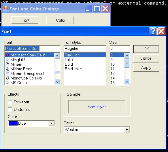 C wpf label