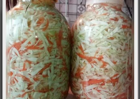 Соленая капуста без быстрого
