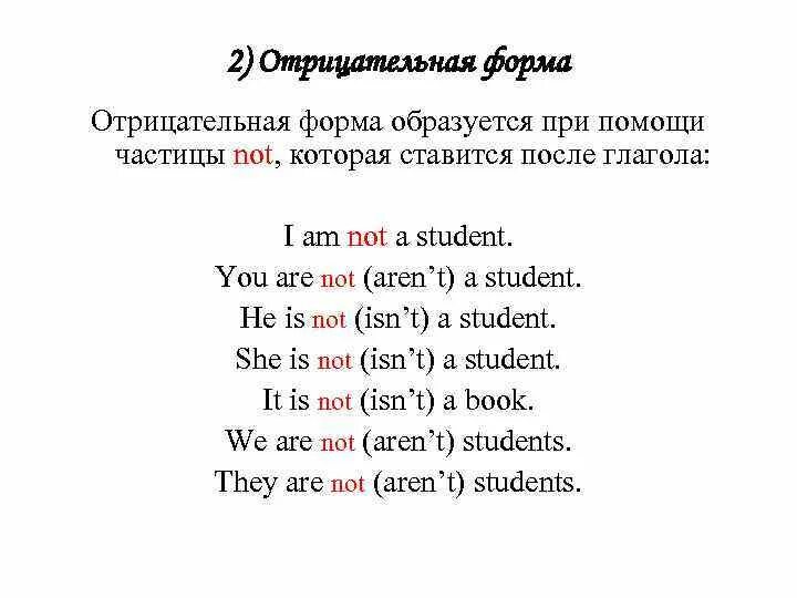 Полная отрицательная форма. To be отрицательная форма. Are в отрицательной форме. Were отрицательная форма. It в отрицательной форме.