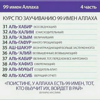 99 имен бога молитва текст на русском