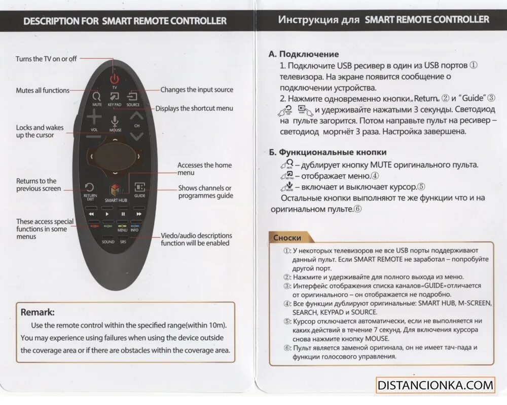 Подключи настройку пульта