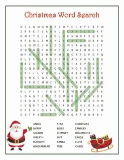 Christmas word puzzle