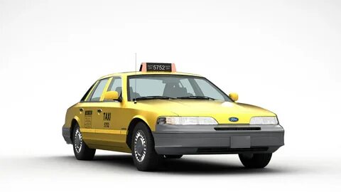 Ford Crown Victoria Taxi 1992 3D https...