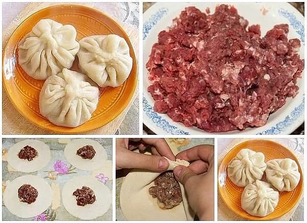 Хинкали с говядиной и бараниной - пошаговый рецепт с фото, ингредиенты, как приг