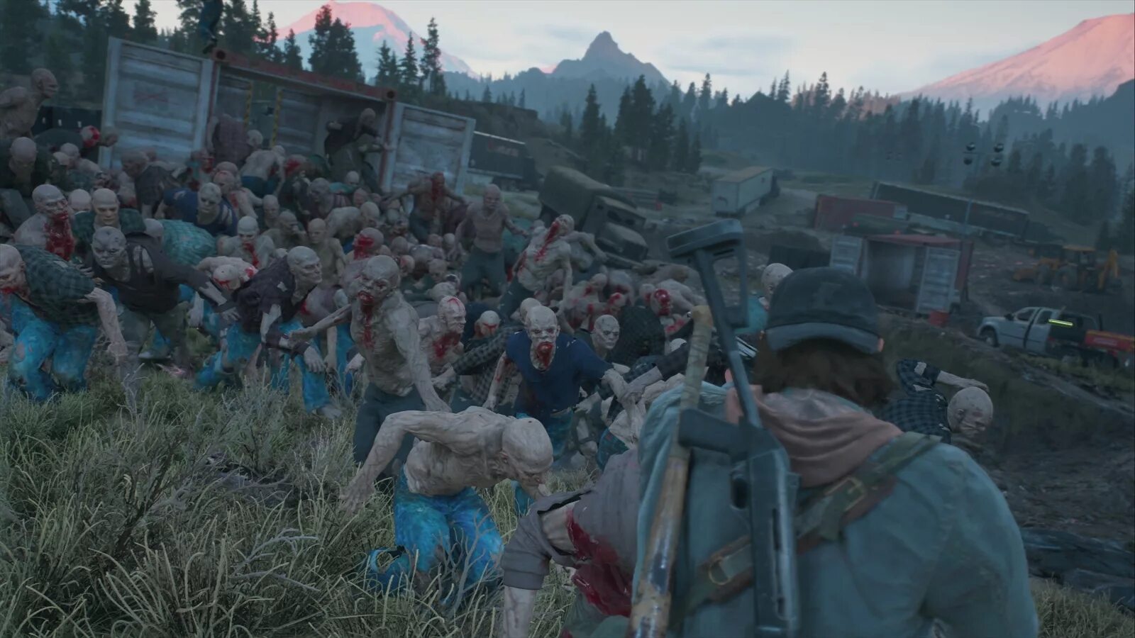 Days gone. Days gone Скриншоты. Игра Days gone. Days gone (2016). Орды зомби игра