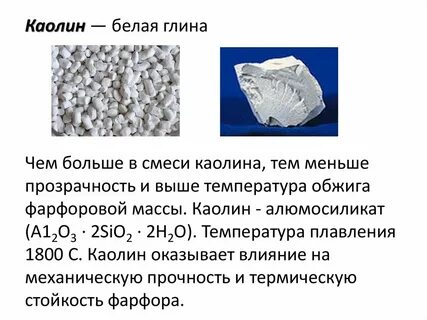 Глина формула