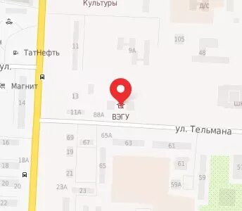 Ул тельмана карта
