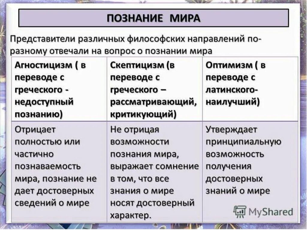 Познания с позиции. Проблемы познания Обществознание.