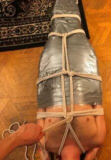 Gay mummification bondage.