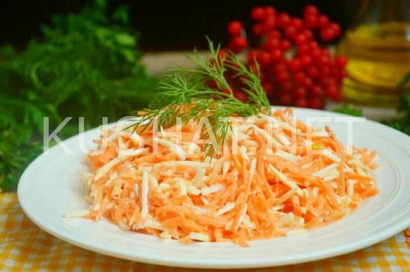 Рецепт салата рыжик с морковью