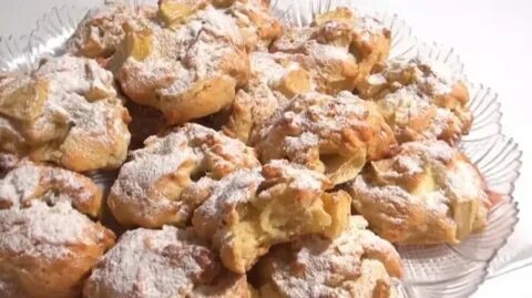 Печенье с яблоками и корицей в духовке