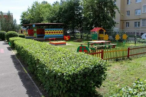 Территория детских садов фото