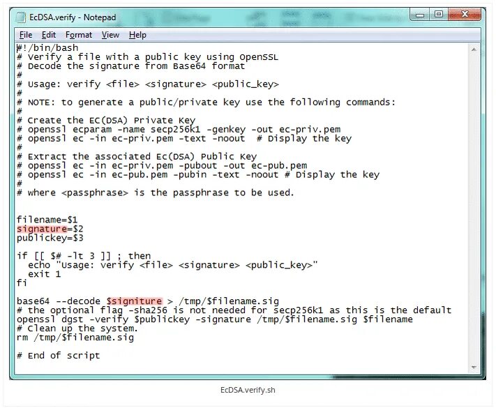Sha256 script