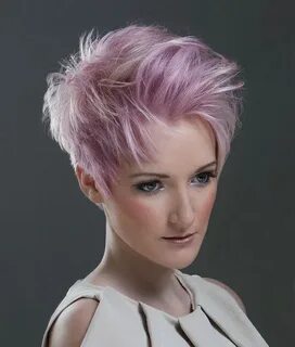 Short pink hair