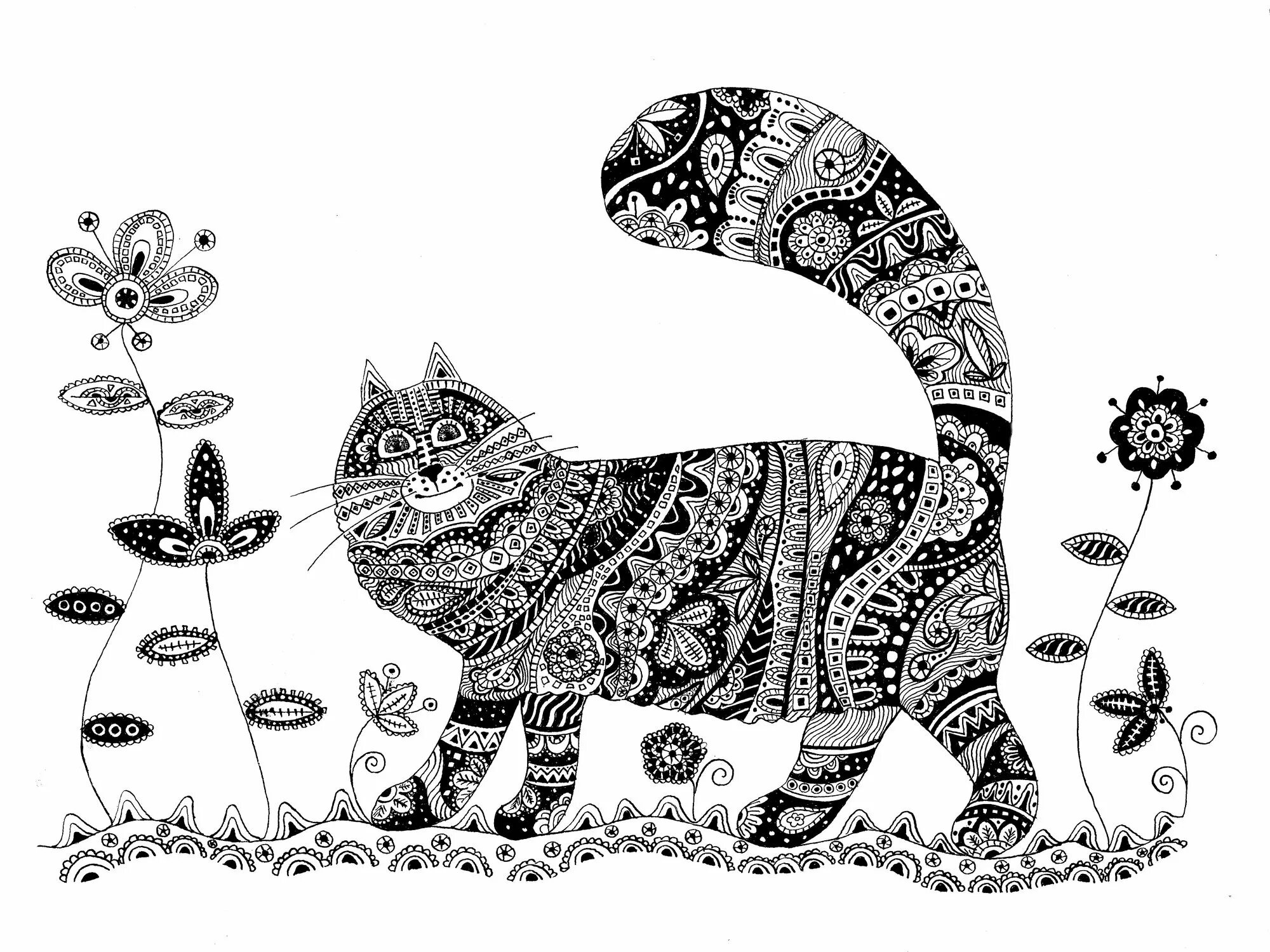Графика для 7 лет. Декоративная графика. стилизованные кошки в графике. кошка стилизация. стилизованные животные в графике.