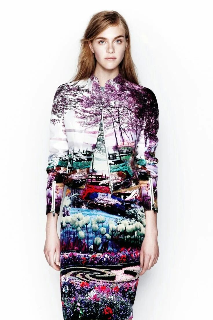 Какой моден принт. Mary Katrantzou куртка. Mary Katrantzou Resort 2014.