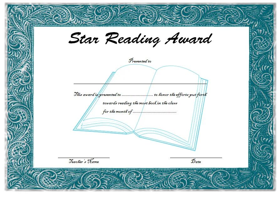 Certificate reading error. Star of the month Certificate. Reading Award Certificate. The best teacher of the month Certificate. Reading Certificate.