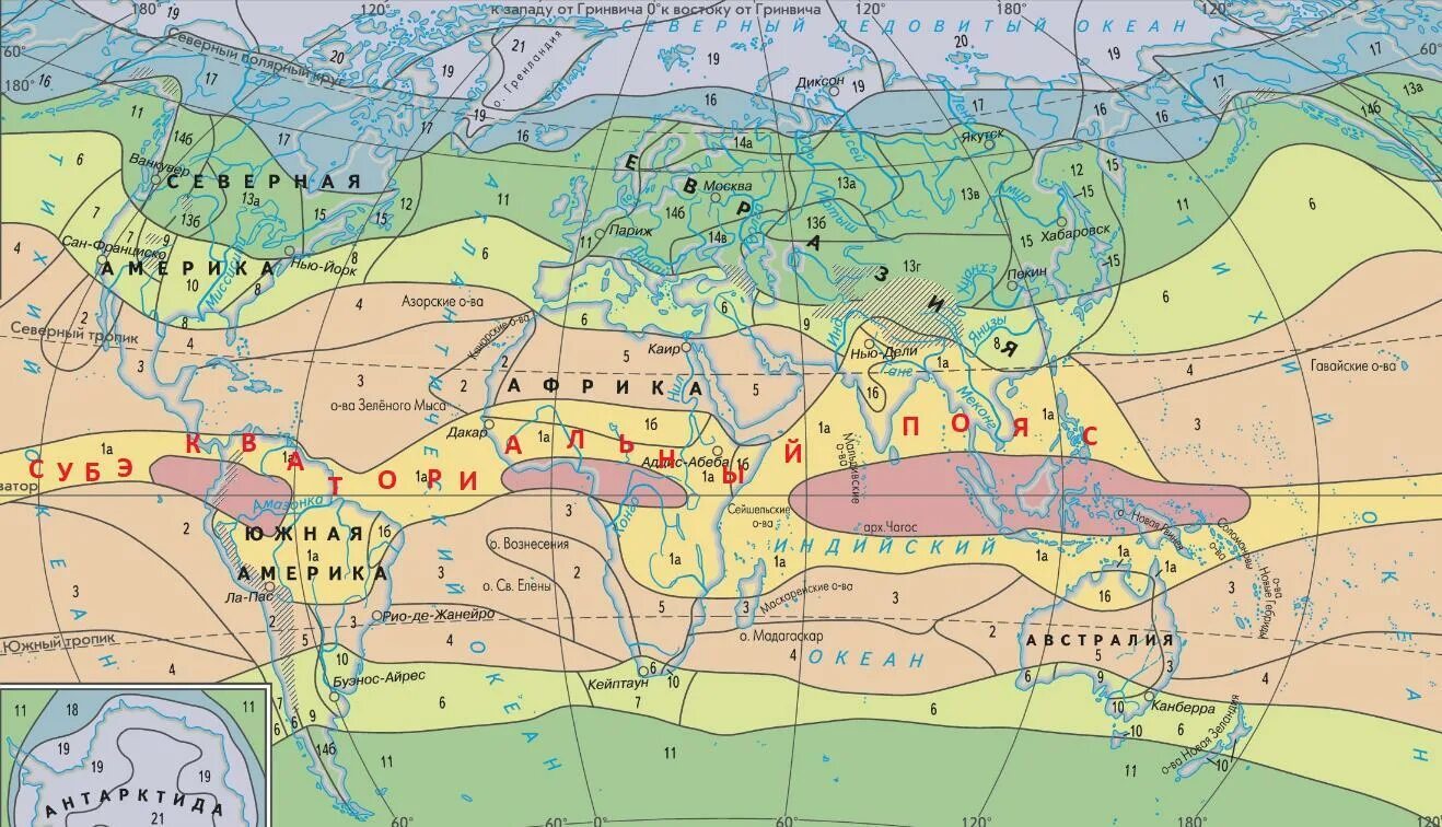 Климатические пояса земли с городами. Карта климатических поясов. Теплый климатический пояс. Карта климатических поясов с государствами. На территориях с жарким и климатом