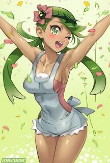 trial captain mallow, pokemon, pokemon sun and moon, hotd.