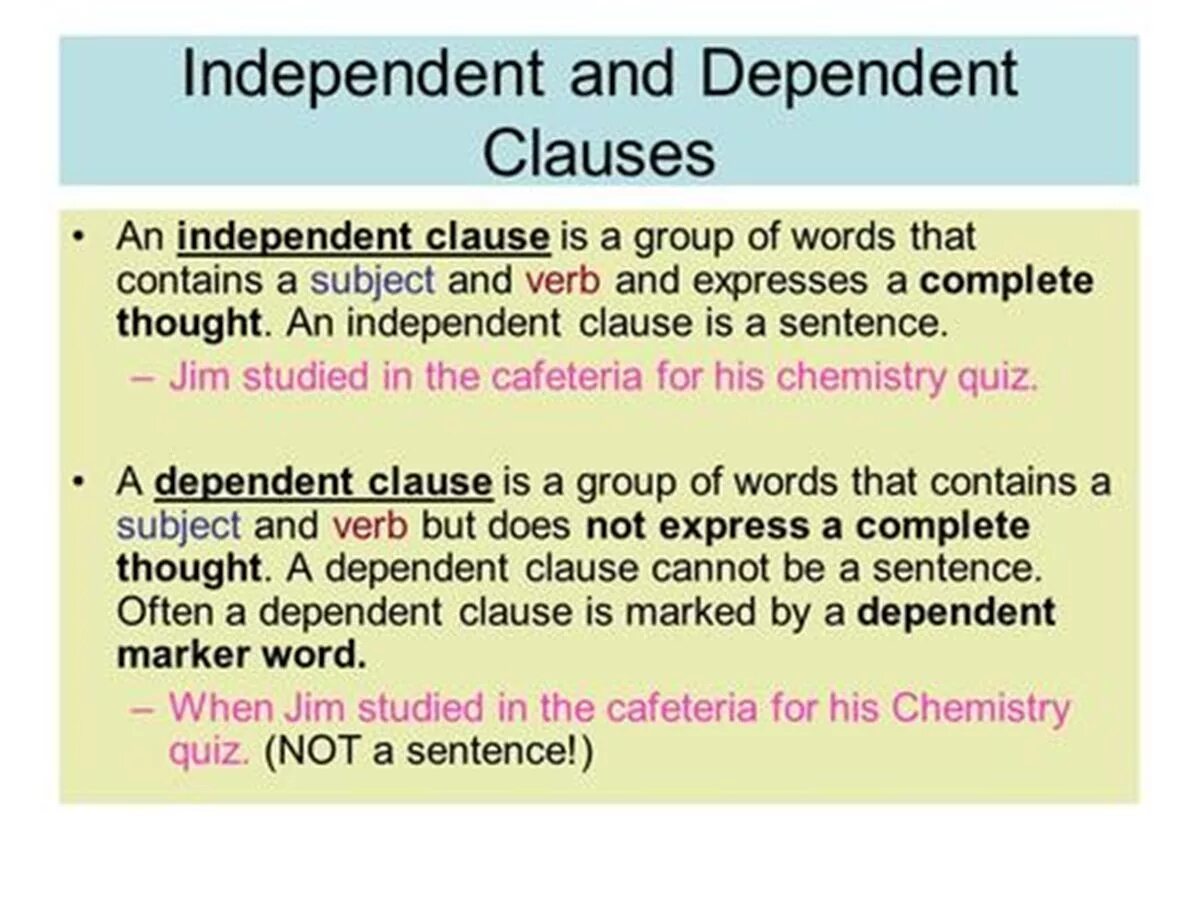 Guiding sentences. Dependent and independent Clauses. Dependent Clause. Independent Clauses and dependent Clauses. Independent Clause пример.