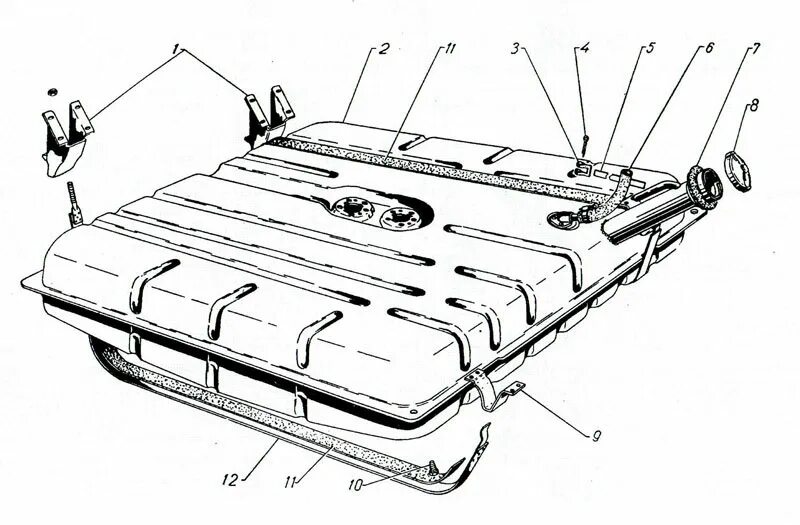 Щуп топливный бак на ГАЗ 3110. Крепеж бензобака ГАЗ 3110. Бак ГАЗ 31105. Топливный бак ГАЗ 31105. Топливный бак 3309