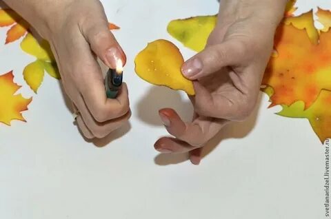Сделать осенние листья своими руками