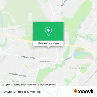 Медведково на карте москвы