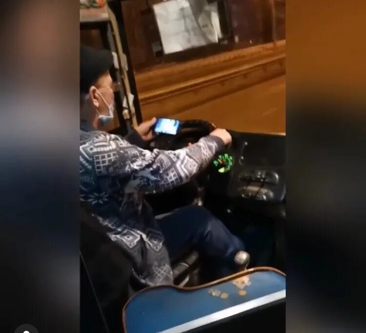 Оштрафовали в автобусе