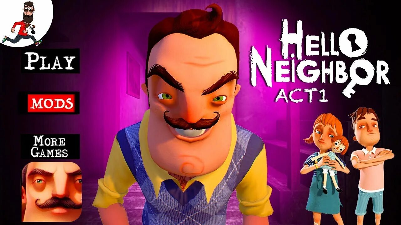 Музыка привет сосед когда гонится. Hello neighbor 1 дом соседа. Привет сосед 1 акт. Hello neighbor акт 1. Neighbor act 1.