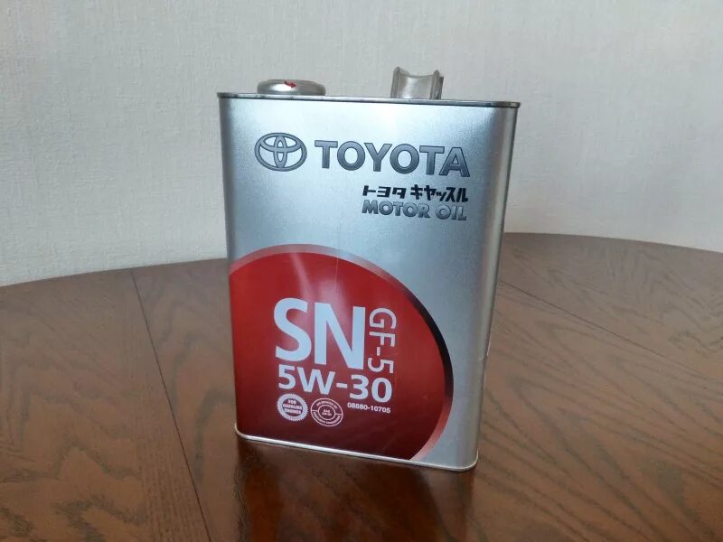 Моторное масло 5w30 gf 6. Toyota SN 5w-30. Toyota Motor Oil 5w-30. Toyota SN 5w-30 4 л. Toyota 5w-30 SN gf-5.