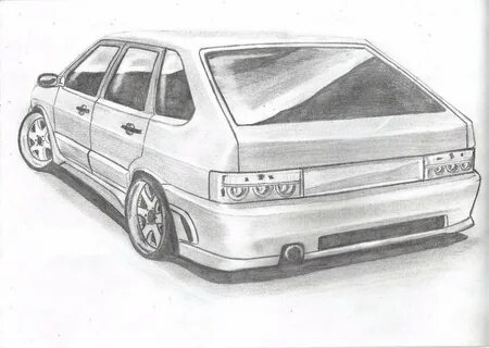 Раскраска машина 14