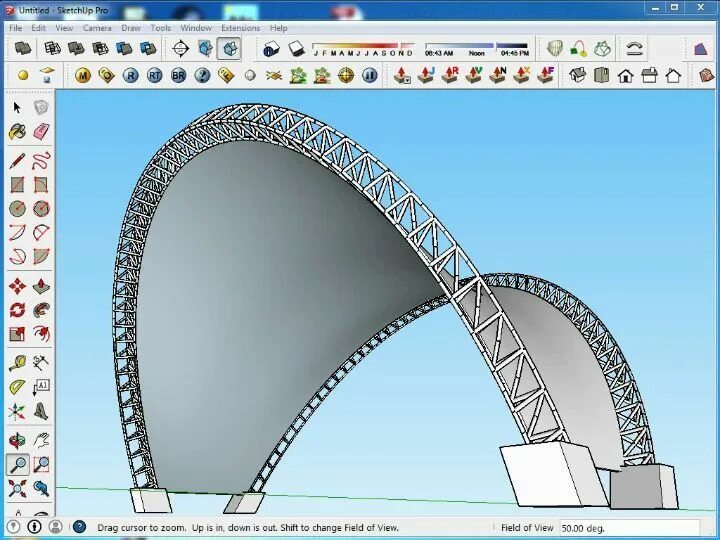 Curviloft sketchup