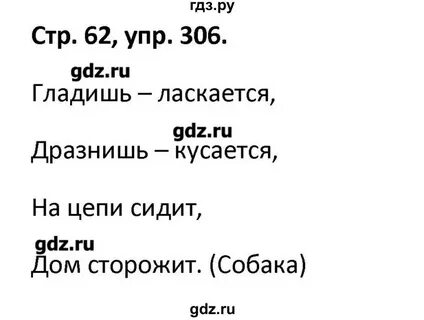 Русский язык упражнение 306