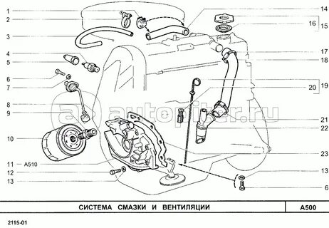 Ваз 2114 схема системы