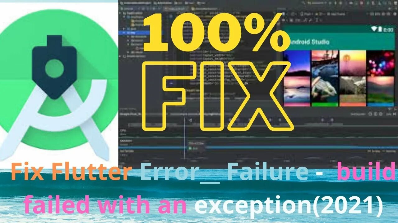 Flutter Error Screen. Build failed with error code 1