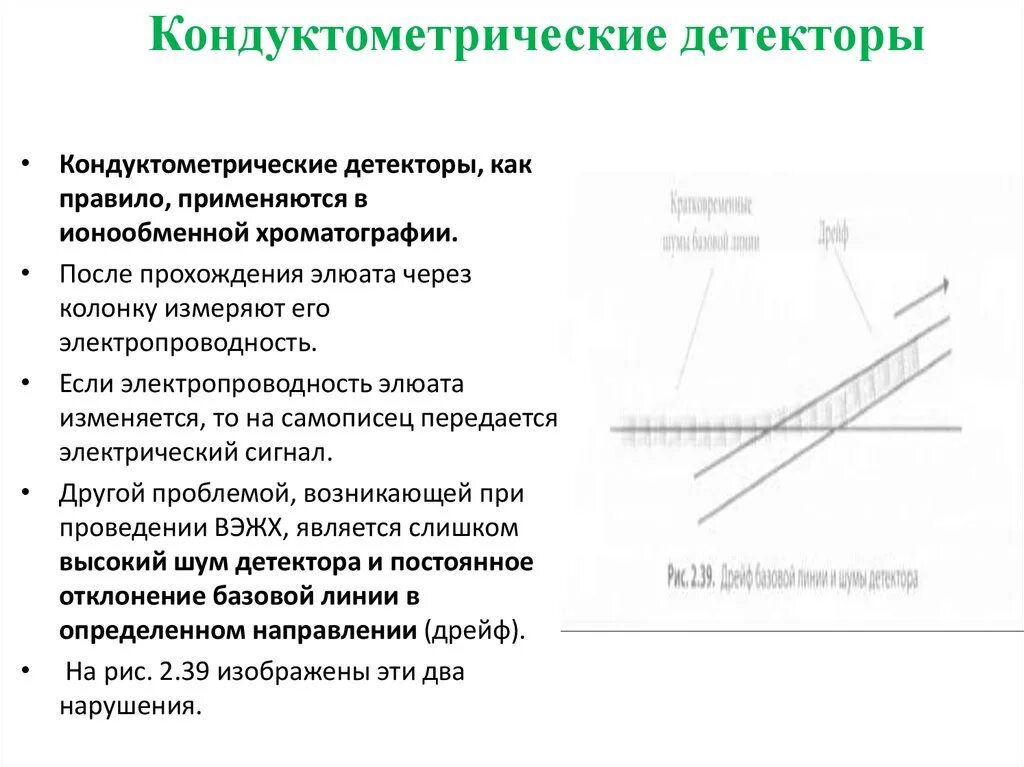 Статус детектора. Кондуктометрический детектор ВЭЖХ. Кондуктометрический детектор в хроматографии. Детекторы в хроматографии. Принцип действия кондуктометрического детектора.