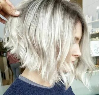 Окрашивание блонд на короткие