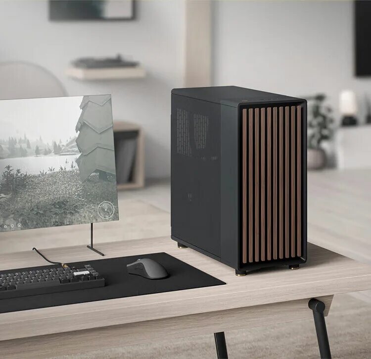 Fractal design north корпус. New fractal design pc case: it&#039;s partly wood. fractal design north. fractal design north chalk. fractal north корпус.