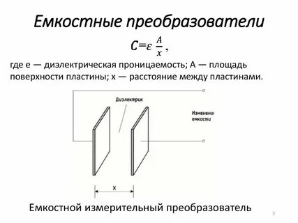 Емкостные датчики расстояния