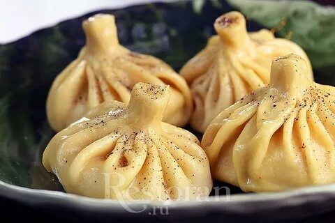 Хинкали с луком