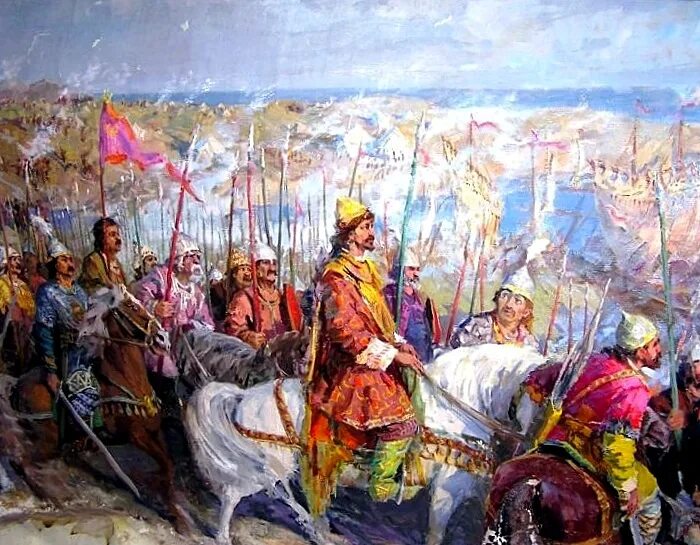 Битва на стугне 1093. Битва при манцикерте. Поход князя олега на константинополь. Какой русский князь осадил византийскую империю. Осада константинополя 1453.