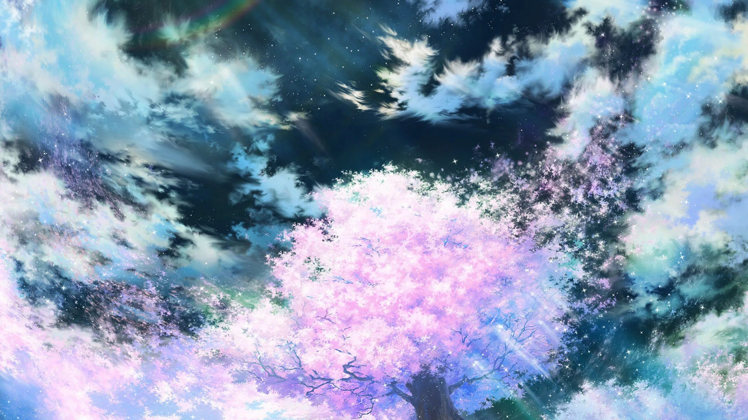 Сакура небо