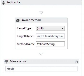 Cannot invoke because is null