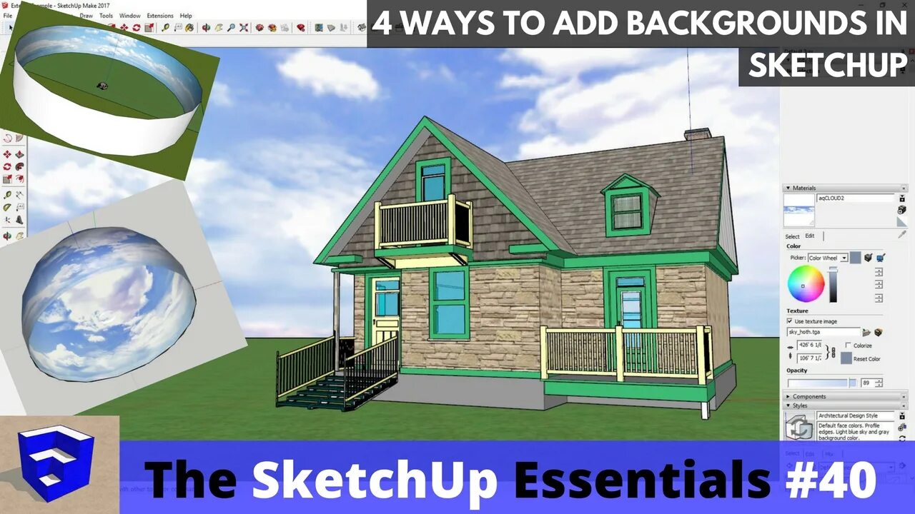 How to add background. Sketchup background. how to make sky in sketchup. background for sketchup. iphone app background sketchup.
