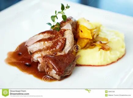 Roasted duck stock image. Image of healthy, meat, gourmet - 30067325