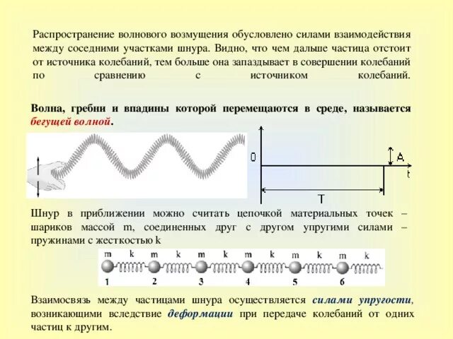 Каких направлениях совершаются колебания в продольной волне. Распространение колебаний в среде волны. Возмущение в физике это. Распространение возмущения колебания. Физика волны возмущение.