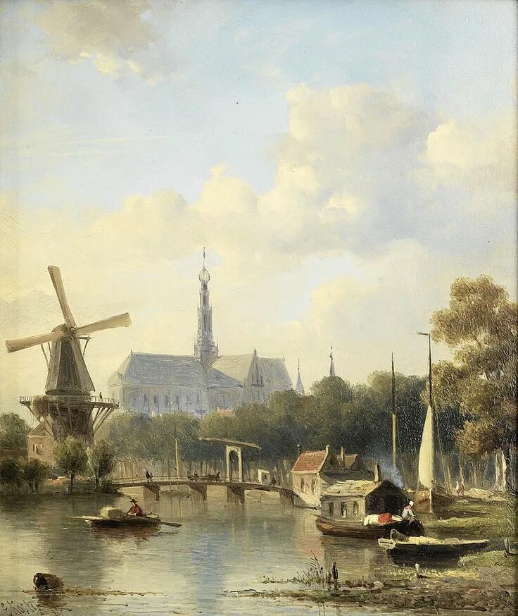 Якоб марис (1837–1899). Художник willem koekkoek. Корнелис деккер. Dutch painter. Арт ван дер нер.