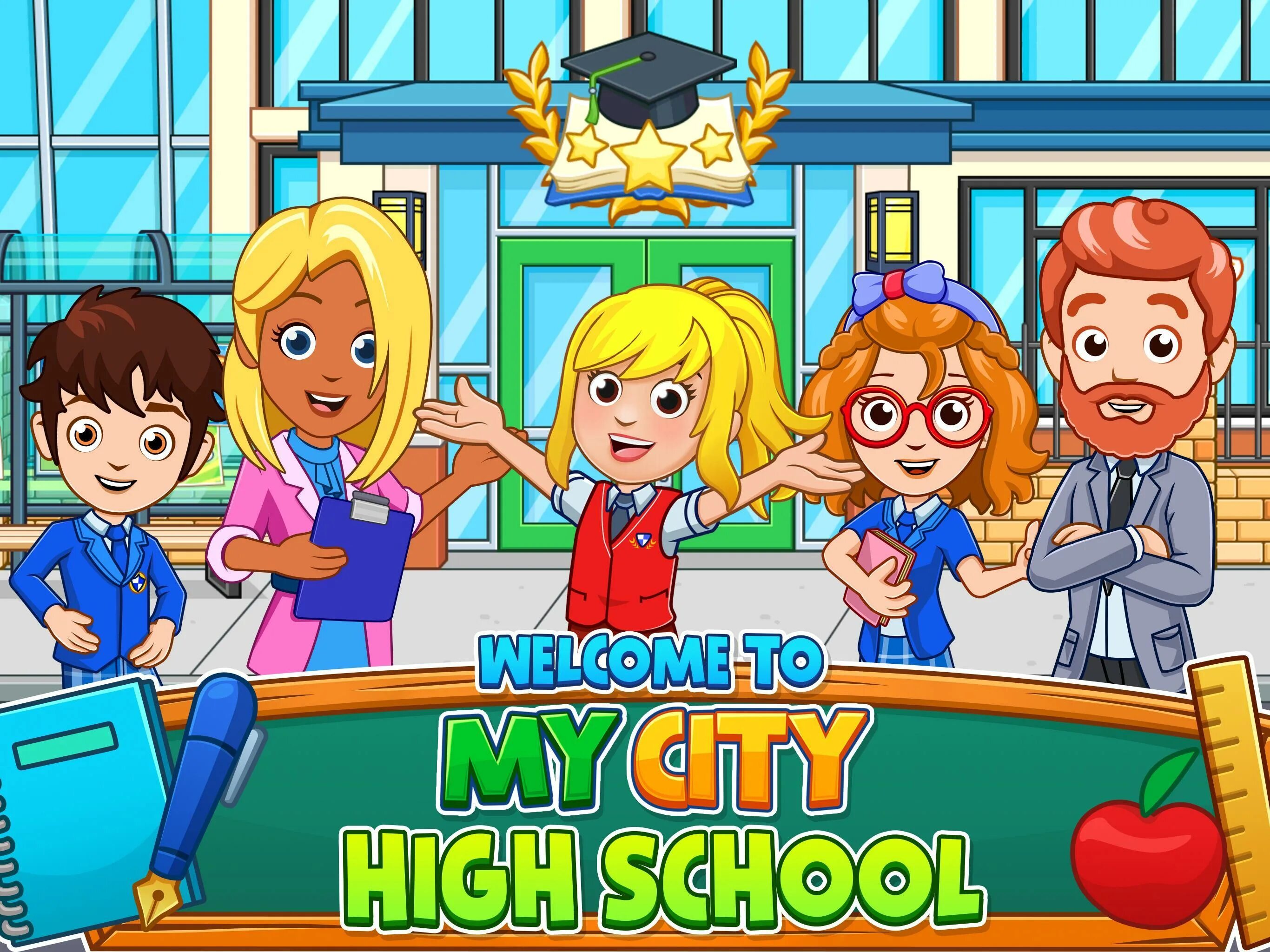 My town school. Игра my Town школы. Игры в школе. Май Сити игры. School игра.