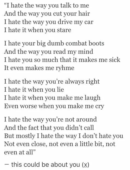 Перевод песни i hate you. Стих из 10 причин моей ненависти. 10 Причин моей ненависти стихотворение. 10 Things i hate about you. 10 Things i hate about you poem.
