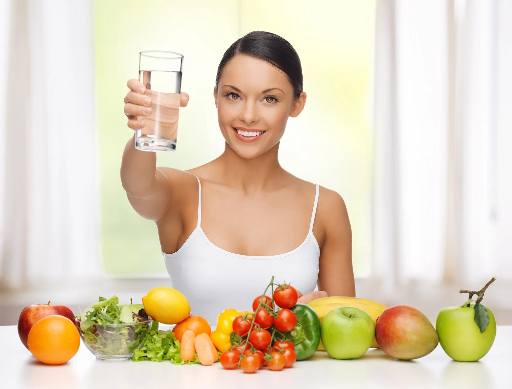Стакан воды похудение. Образ правильного питания. Правильное питье и питание. Здоровый человек. Здоровое тело женщины.